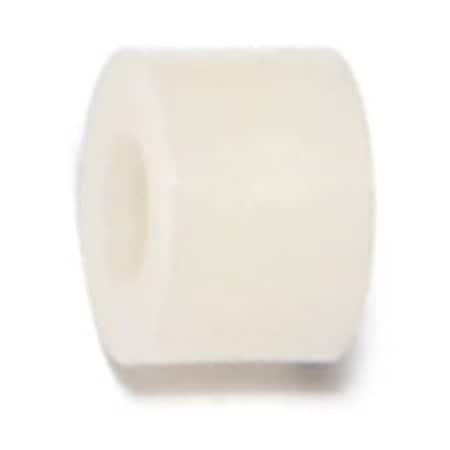 Midwest Fastener Round Spacer, #10 Screw Size, Nylon, 1/4 in Overall Lg, 12 PK 77147